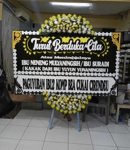 Papan Bunga Duka Roa Malaka